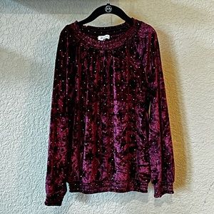 Ella Moss Girls Dressy Studded Top NWT